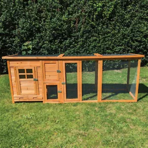 Hühnerhaus Hühnerstall Wachtel Küken Kleintierstall Paula mit PVC Welldach - Bild 1 von 27
