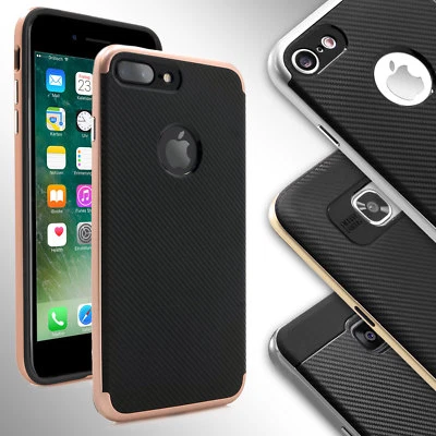 XAiOX® Funda De Parachoques De Carbono Premium Para Samsung Iphone - Imagen 1 de 4