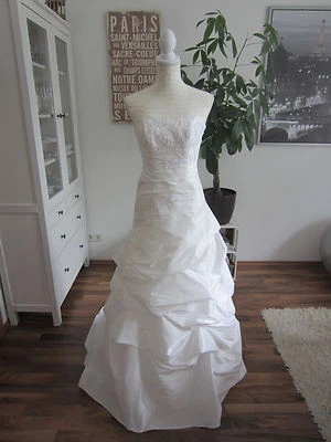 Designer Brautkleid Wedding Très Chic Kollektion Jessie K. Gr. 36 Ivory A-Linie - Bild 1 von 4