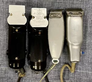 4 taglierine elettriche vintage funzionanti Oster, T-Outliner & Andis e 12 lame taglierine - Foto 1 di 7