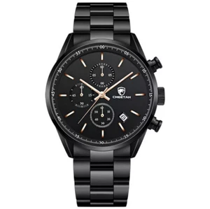 CHEETAH🇬🇧Men’s Stainless Steel/Alloy Sports Chronograph Watch. Waterproof. - Picture 1 of 9
