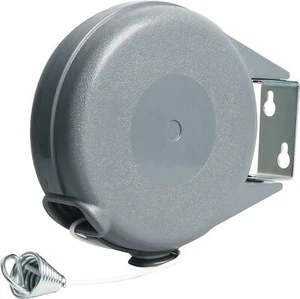 Retractable Clothesline Heavy Duty Retracting Clothes 1 line x 39 Feet, Gray - Picture 1 of 7