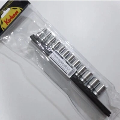 KOKEN Z-EAL 3/8" SEMI DEEP SOCKET 12 SIZE SET (7～19mm / 6PT) RS3300XZ/12 - Image 1 of 4