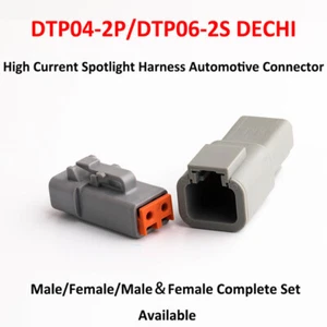 DTP04-2P/DTP06-2S DEUTSH High Current Spotlight Wire Harness Car Connector Plugs - Picture 1 of 8