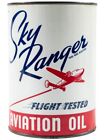 Sky Ranger Aircraft Motor Oil DIECUT NEW 28" Tall Sign USA STEEL XL Size