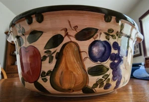 Granada Casserole Baking Dish (without lid) 2 qt Home Trends Fruit Ceramic Tan ! - Picture 1 of 19