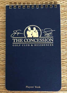 THE CONCESSION GOLF CLUB Players' Book - New - Yardage Book - See Description - Picture 1 of 8