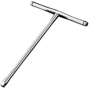 KTC NBHT3 Nepros T type handle Angle 9.5sq 5GQ Steel Silver Chrom Finished NEW - Picture 1 of 3