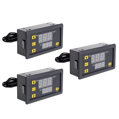 Wasserdichter digitaler Temperaturschalter 3-teiliges Set für zuverlässige Lei - Image 1 of 4