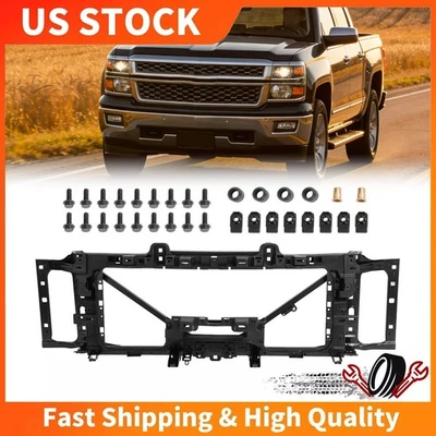 Header Panel Mounting Grille For Chevy Silverado 1500 14-15 2500HD/3500HD 15-19 Foto 1 de 4
