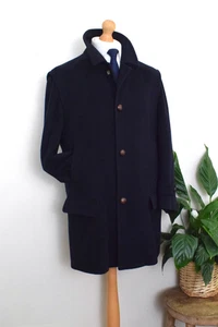 SCHNEIDERS SALZBURG Navy Tiroler Lodenmantel Gr. Large 40R Fleece gefüttert 48R/50R - Bild 1 von 17