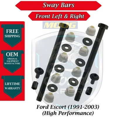 Barras estabilizadoras delanteras MOOG OEM para Ford Escort 1991-2003 garantía de por vida Foto 1 de 4