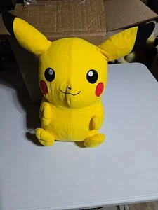 Pikachu Plush Large Jumbo 17" Pokemon 2018 Toy Factory Can Hang No Smell Or Rips - Picture 1 of 11