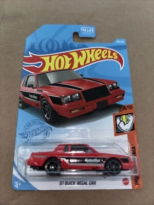 Buick Regal GNX rojo #218 218/250 2021 Muscle Mania 4/10 Hot Wheels '87 Foto 1 de 3