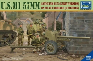 Riich RV35019 1/35 U.S.M1 57mm Anti-Tank Gun (Early) on M1A3 Carriage (5figures) - Picture 1 of 1