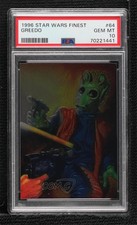 1996 Topps Finest Star Wars Greedo #64 PSA 10 GEM MT 05na
