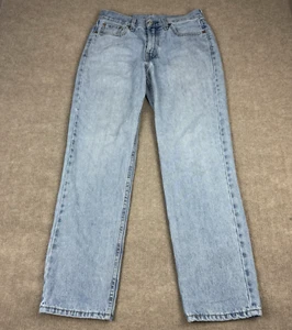 Levi's 550 Jeans Mens 30X32 Light Wash Faded Blue Denim Straight Fit All Cotton - Picture 1 of 18