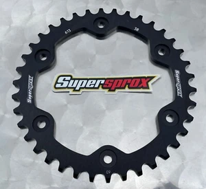 Supersprox Kettenrad 38 Z für KTM 1290 Super Duke R, GT, RAL613-38, #525 schwarz - Picture 1 of 7