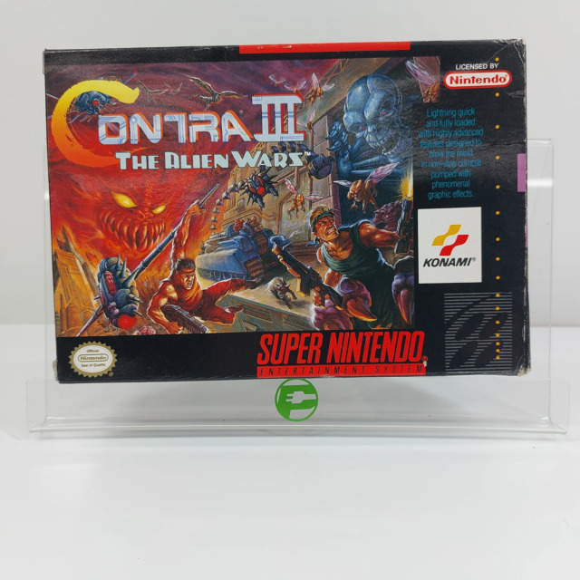 Gameteczone Usado Jogo Super Famicom Contra III Spirits (The Alien Wars)  SHVC-CS - Na Caixa - Konami São Paulo SP - Gameteczone a melhor loja de  Games e Assistência Técnica do Brasil