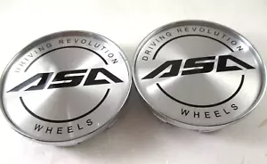 ASA WHEELS DRIVING REVOLUTION 2 1/4" (Back) WHEEL CENTER CAP*#GTI-CAP ZY (FOR 2) - Picture 1 of 8