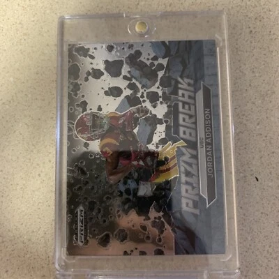 2023 Panini Prizm Draft Picks - Prizm Break #PB-8 Jordan Addison (RC) - Image 1 of 4