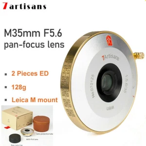 7artisans 35mm F5.6 Full-Frame Wide Angle Lens For Leica M Mount M7 M10 M-P240 - Picture 1 of 11