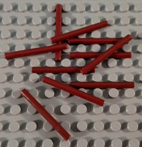 LEGO Lot of 10 Reddish Brown Minifigure Wand Bar Accessories - Picture 1 of 1