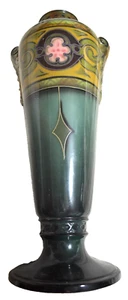 Royal Bonn Art Nouveau 14.5" Tall Vase Antique Germany Franz Anton Mehlem - Picture 1 of 12