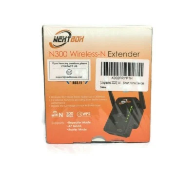 Amplificador y repetidor de señal inalámbrico NEXTBOX WiFi Range Extender N300 NUEVO Foto 1 de 4