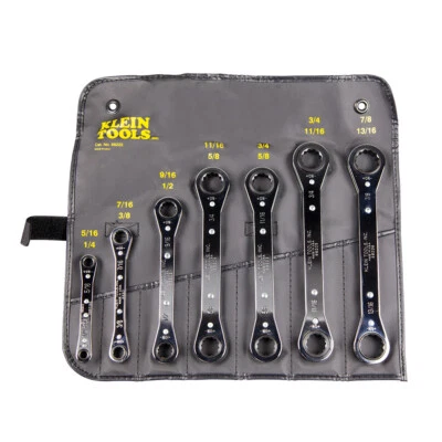 Klein Tools 68222 7 Piece Ratcheting Standard Box Wrench Set  - Image 1 of 4