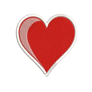 PARCHE BORDADO CORAZÓN ROJO AMOR ROMANCE RECUERDO DE DÍA DE SAN VALENTÍN - Imagen 1 de 7