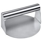 1X(Stainless Steel Press, 5.5 Inches, Round Smasher, Non-Adhesive Bacon and Gril