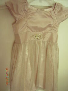New size 2T Girl's Tan Shimmering Dazzle Dress 