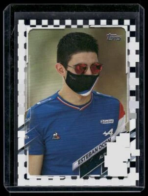 Esteban Ocon 2021 Topps Formula 1 F1 #31 Checker Flag Parallel SP - Image 1 of 2