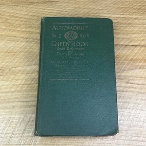 1928 Automobile Green Book AAA Vol 2 Travel & Golf Course Guide East USA Canada - Imagen 1 de 9