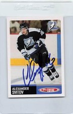 2002/03 Topps Total #435 Alexander Svitov Lightning Signed Auto *H1556