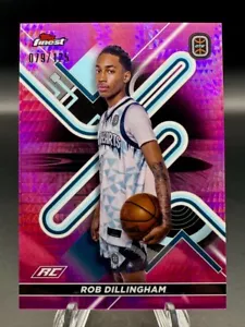2022-23 Topps Finest OTE - Rob Dillingham /125 Pink Prism Refractor (RC) #77 - Bild 1 von 2