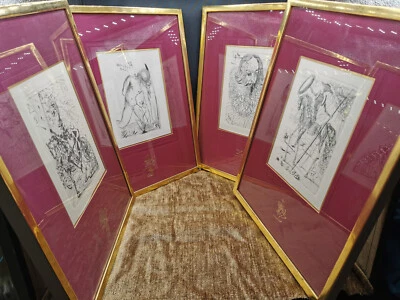 4-er Set Serigraphien Salvador Dali - Bild 1 von 4