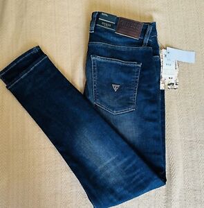 Guess slim tapered mens jeans 31xR blue NWT retail(118$)