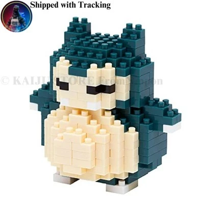 Nanoblock Snorlax NBPM_012 Pokémon Micro Block Set Made in Japan - Image 1 of 4