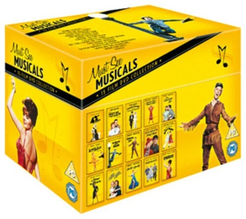 15 All Time Hollywood Film Must See Musicals Movies DVD Collection BOXSET R2