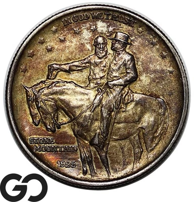 1925 Stone Mountain Commemorative Half Dollar, Nice Choice BU - Image 1 of 3