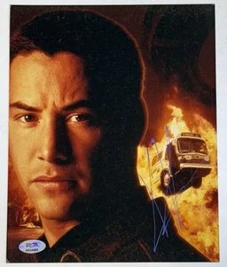 Keanu Reeves Signed Autograph 8x10 Photo PSA COA Speed Purple Ink Matrix - Picture 1 of 4