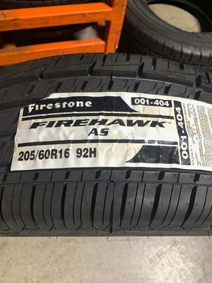1 New 205 60 16 Firestone Firehawk AS Tire Foto 1 de 4