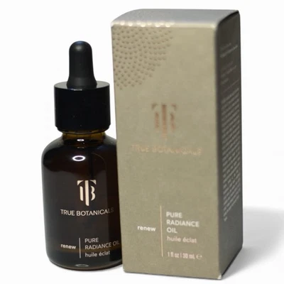 True Botanicals Renew Pure Radiance Oil 1 oz suero facial antienvejecimiento hidratado vegano Foto 1 de 4
