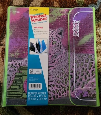 Trapper Keeper Binder Retro Portfolio Folder Retro 1990's Vintage Style New  - Image 1 of 4