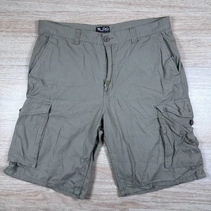 LRG Lifted Research Group Cargo Shorts Mens 38 Fatigue Beige Ripstop - Picture 1 of 6