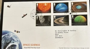 Great Britain FDC 2012 Space Science - Picture 1 of 5