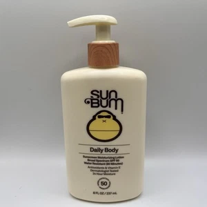 SunBum Sonnenschutzlotion LSF 50 8 flüssige Unzen täglich feuchtigkeitsspendend NEU - Bild 1 von 2