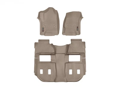 WeatherTech Floor Mats FloorLiner for - Cadillac Escalade ESV - Full Set - Image 1 of 4